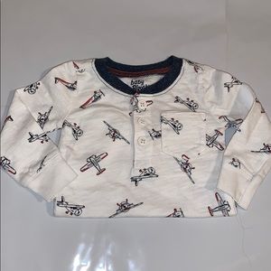 1 Piece Aviator Long Sleeve Onesie